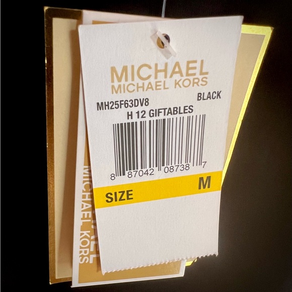 Stunning Delicate Michael Kors Blouse, Med, Black w/round Sequins-Never Used-NWT - Picture 6 of 12